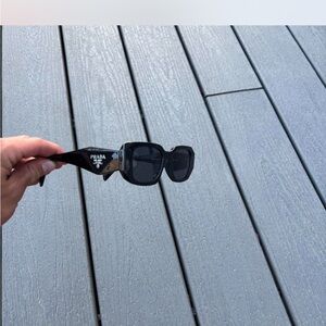 Prada Men's Black Square Sunglasses